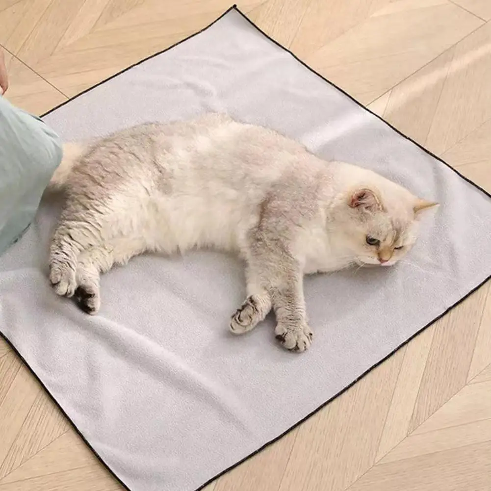 Pet Swaddle Self-Adherent Cat Grooming Wrap Cat Nail Clipping Cleaning Restraint Bag Anti-Bite Anti-Scratch Calming Wrap