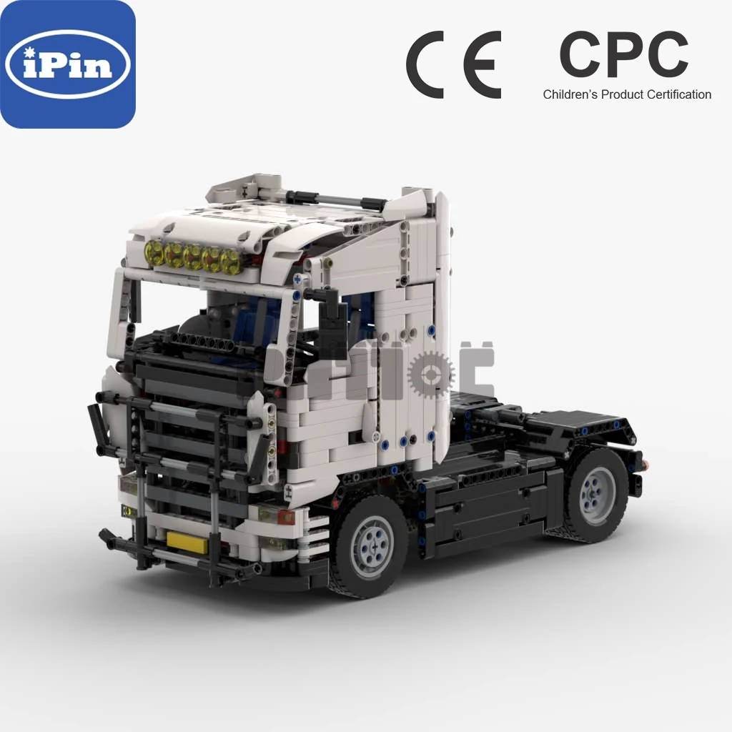 

Moc-13490 Scania semitrailer 1484pcs technology assembly New Year gift legoing remote control multi-color optional