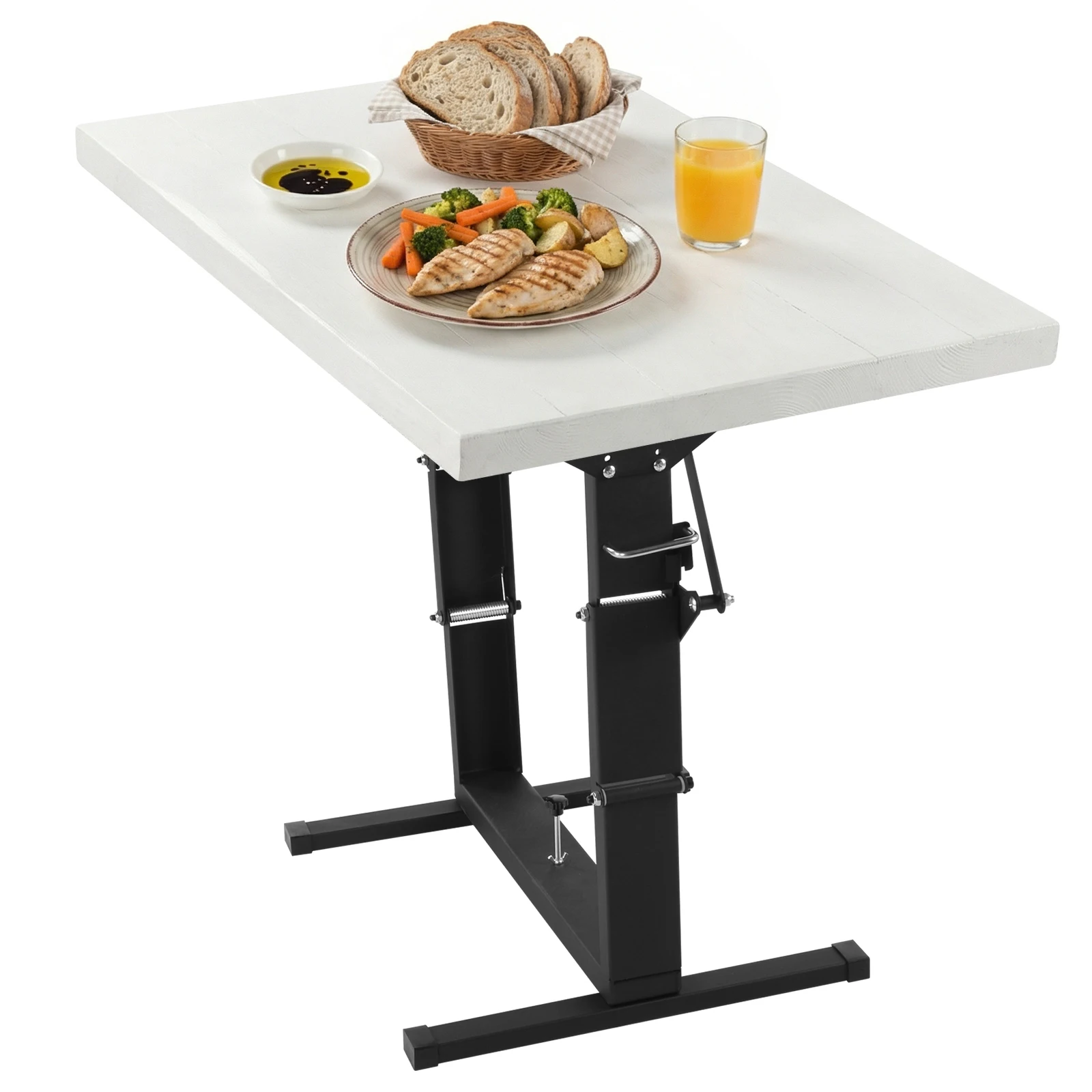 Adjustable Tables Legs Multi-Purpose Portable Dinette Table Base Legs Easy Install Suitable For Caravan Outdoor Activities
