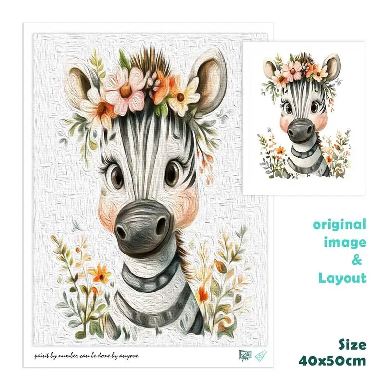 

CHENISTORY Painting By Numbers 40x50cm Kits Animal Drawing On Numbers Coloring By Number For Adults Kill Time Diy Gift