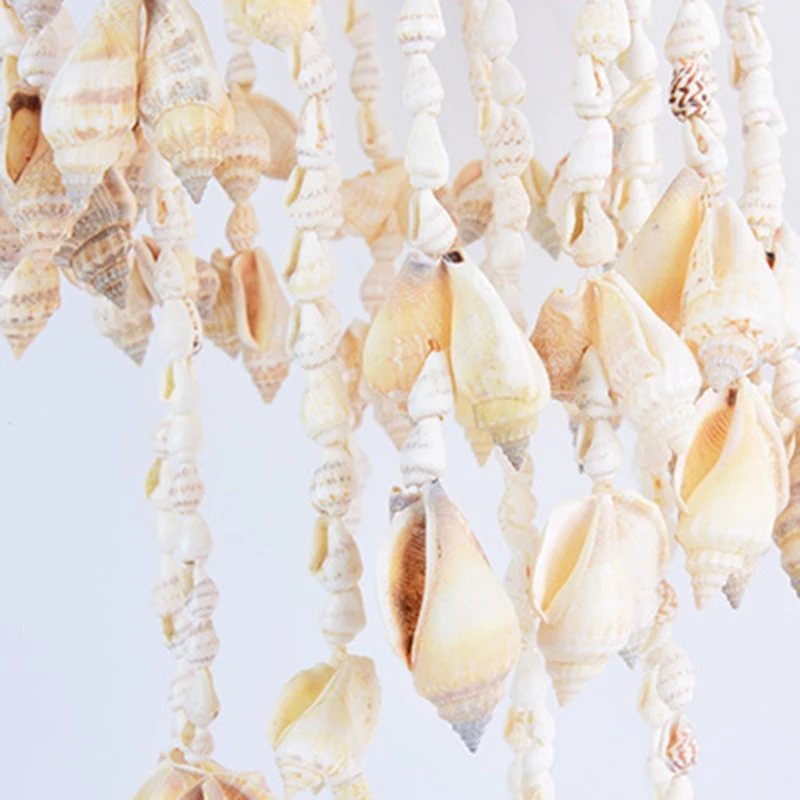 Conch Sea Shell Wind Chime Hanging Ornament Wall Decoration Creative Hanging Pendant Stylish Hanging Ornament Hanging