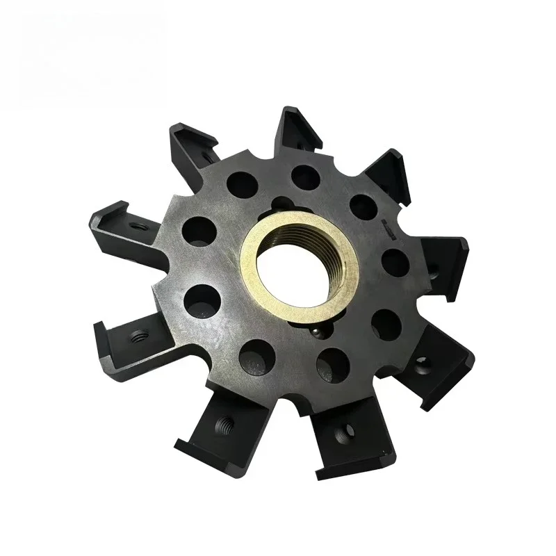 Pelletizer Spare Parts Circular Cutting Blade Holder Cutter Hub Knife Holder for Plastic Granulator Pelletizing Machine Lab