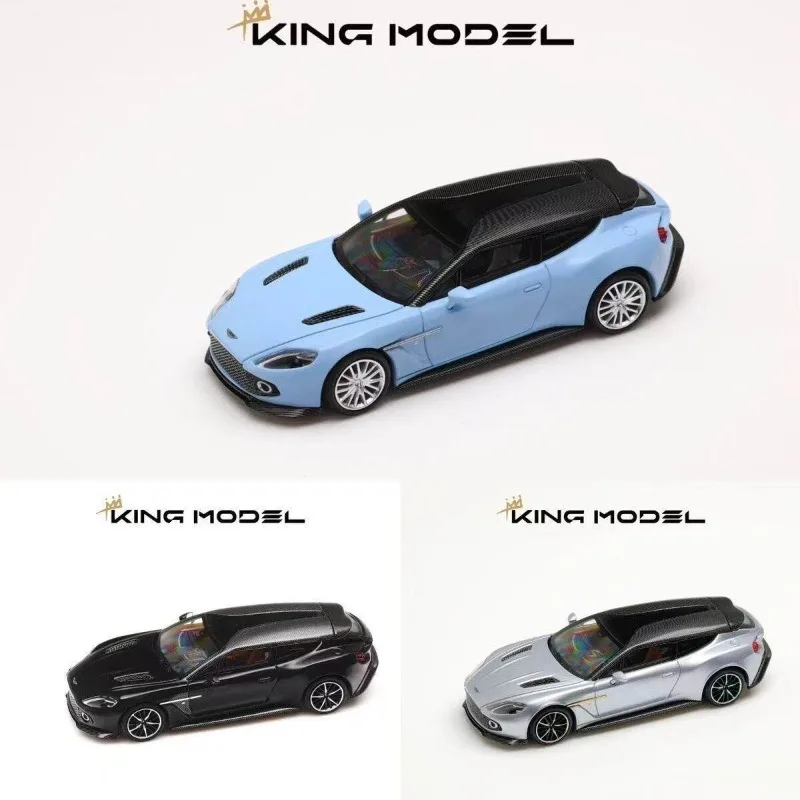 

Модель KING MODEL 1:64, реплика автомобиля Aston Martin Vanquish Zagato из сплава, для коллекции взрослых, предмет для демонстрации, подарок для мальчиков.