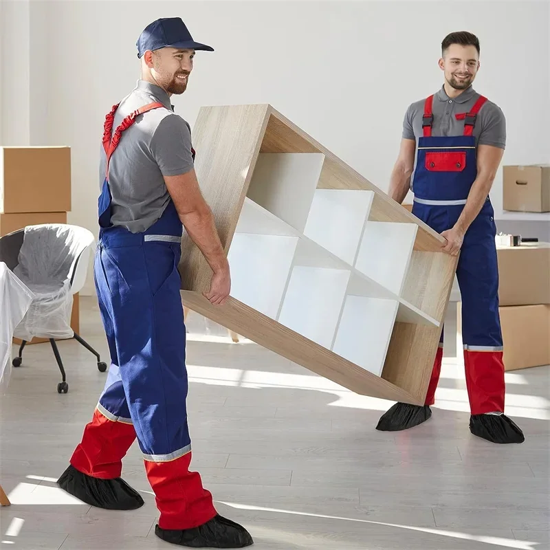 Einweg-Stiefelüberzüge, 100 Stück, Fußstiefeletten, Schuhüberzüge, rutschfeste Schuhe und Stiefelüberzüge für den Innen- und Außenbereich, Zuhause, Arbeitsplatz – Detail 8