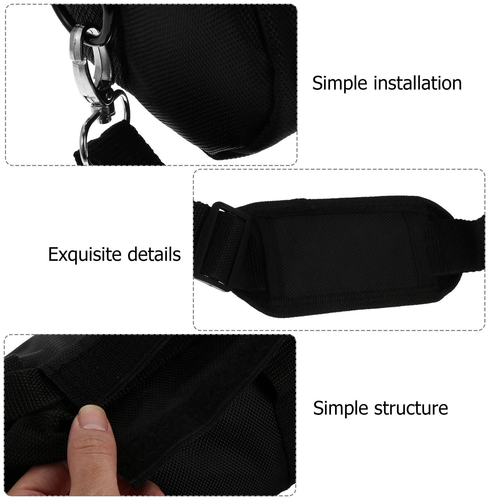 

40Cm Photographic Equipment Bag Oxford Fabric Tripod Pouch Light Stand Carrier Comfortable Durable Nylon Strap Built-In Sponge