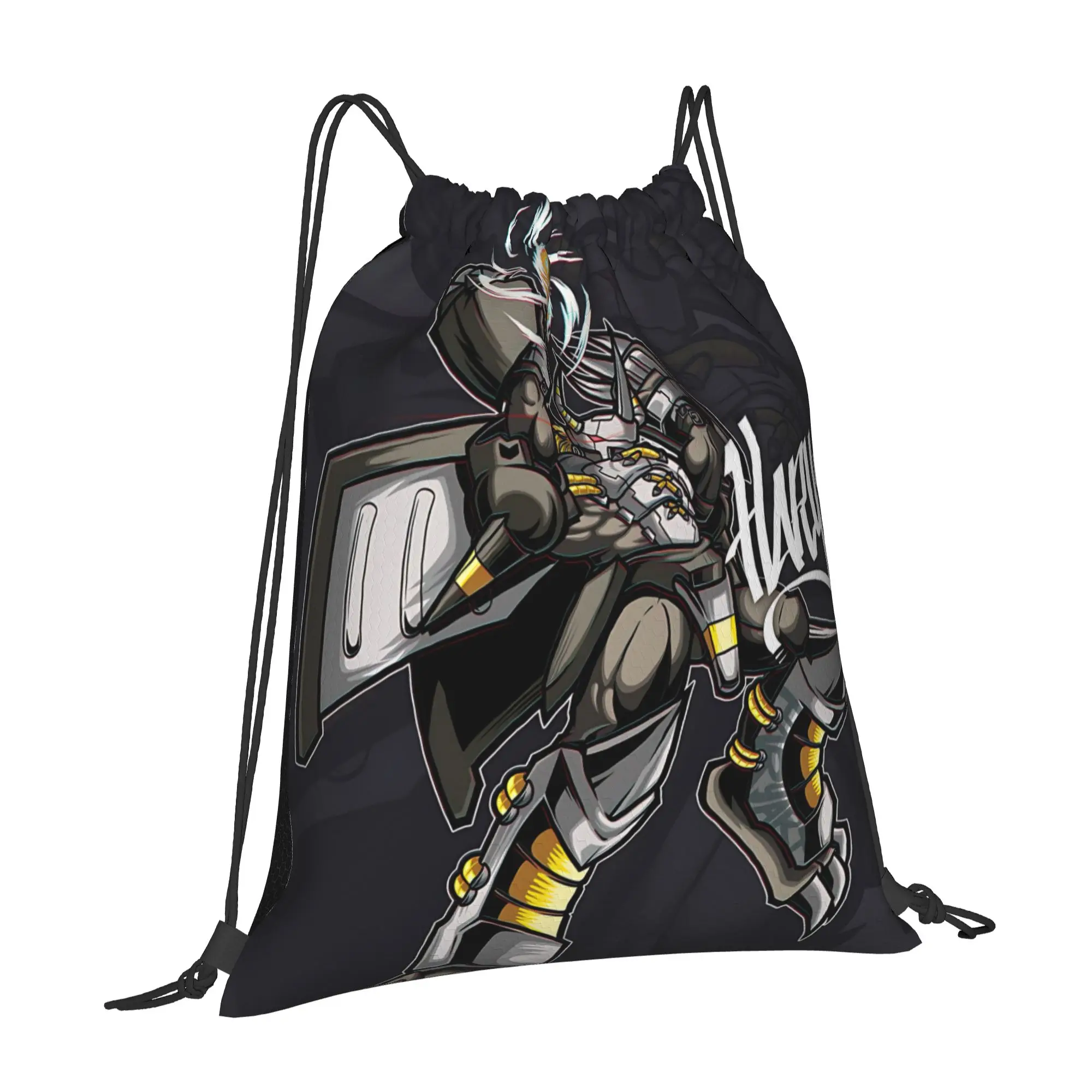 sports Pouch Digital Monster  Portable Sports Drawstring Bags Riding Backpack Gym Shoes Storage Backpacks