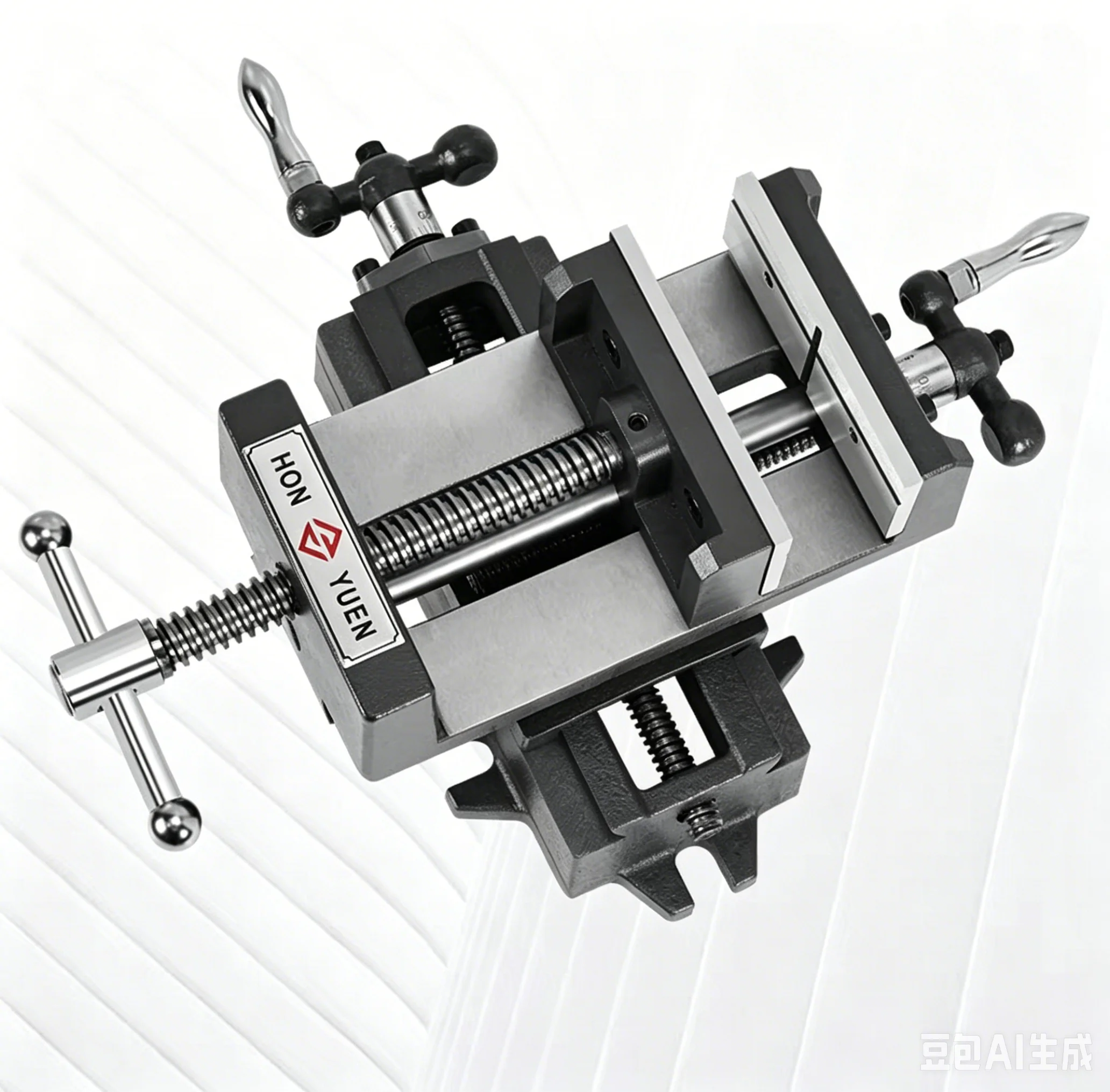 Precision Cross Slide Bench Vise, Two-Way Movement Machine Vice, Special Use for Drill Press and Milling Machine