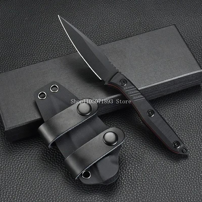 

EDC Outdoor Straight Knife Jungle Adventure Climbing Knives High Hardness 8Cr13Mov Blade G10 Handle Camping Hiking Fishing Tools