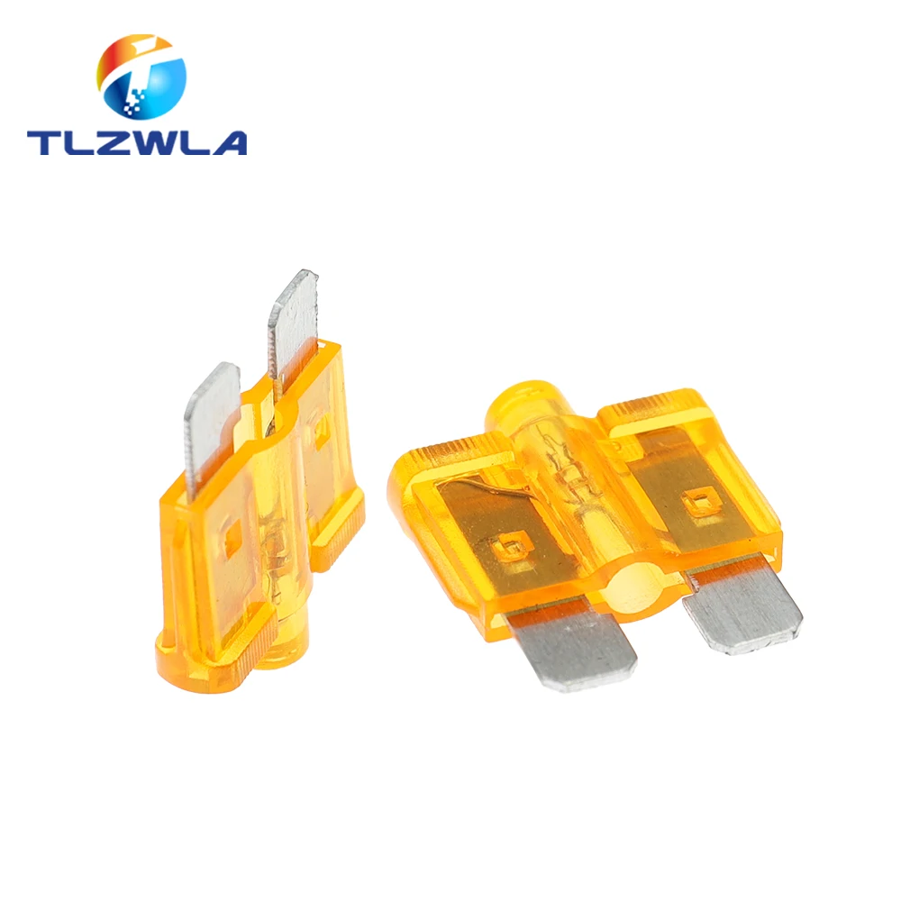 10PCS 5A 10A 15-40A Medium Size Auto Fuse Inserts Car Insurance Tablets Medium Fuse With Lamp Car Inserts Fuse With Box And Clip