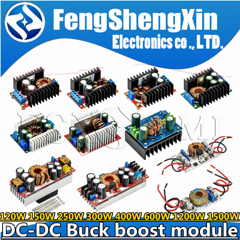 120W 150W 250W 300W 400W 600W 1200W 1500W DC-DC Constant voltage constant current buck boost module