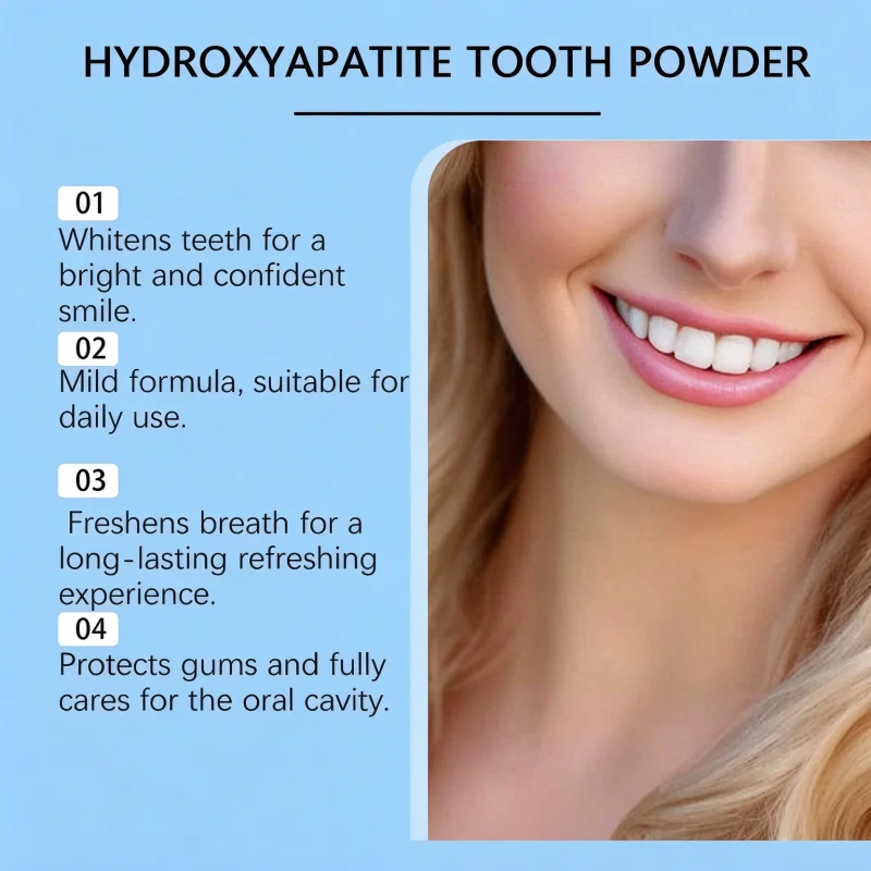 9D Whitening Tooth Powder – Freshens Breath; Deep Cleans , Cares For Teeth.