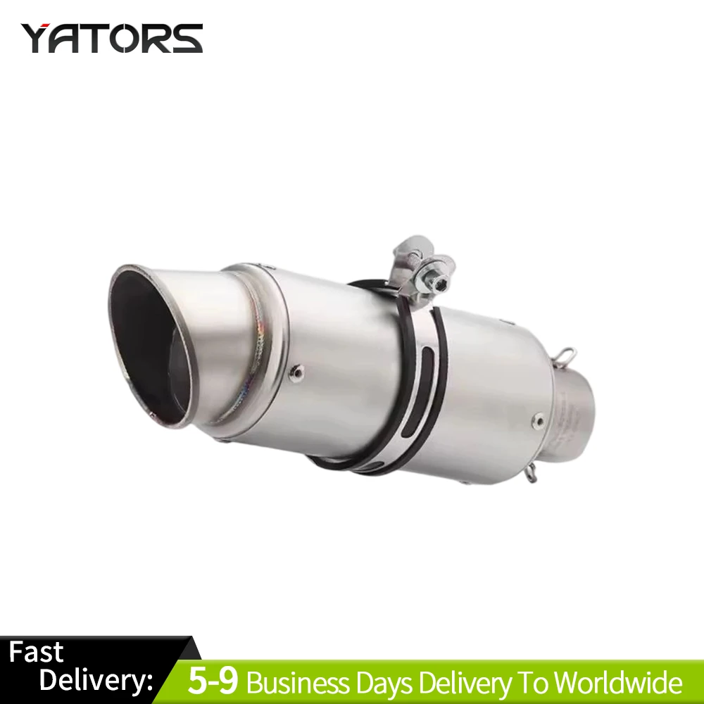 

Глушитель выхлопной системы мотоцикла GP Racing Style — универсальная сталь 51 мм с DB Killer для CBR, Z-серии, MT07/09, R1/R3