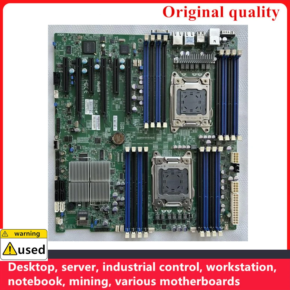 

Используется для материнских плат Supermicro X9DRi-F C602 LGA 2011 DDR3 ECC 512G Серверная рабочая станция Материнская плата PCI-E3.0 SATA3 USB3.0