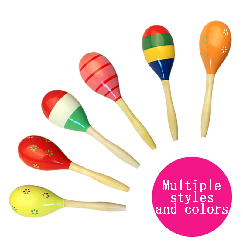 2 قطعة المطارق الرملية ألعاب خشبية 2 أحجام المتاحة آلة موسيقية الأطفال أورف الآلات تعزيز الدماغ ألعاب مونتيسوري TMZ