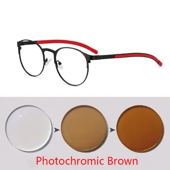 圓形復古設計變色老花眼鏡 男女通用 遠視/老花眼 戶外眼鏡 +0.25 +1.0 +1.5 +2 至 +4 8 最佳銷售 0.25度老花眼鏡 - №8