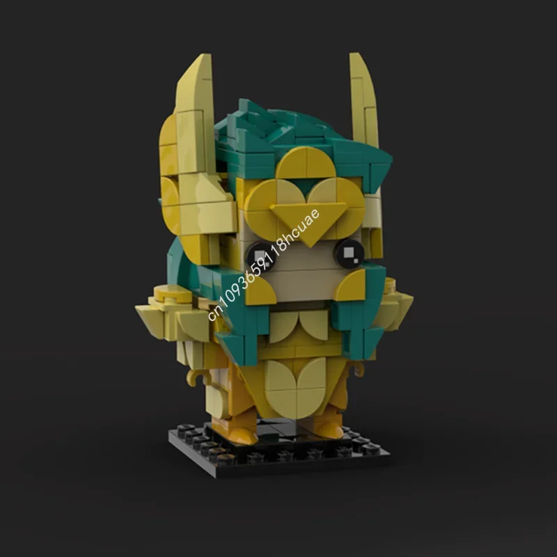 

317pcs MOC Aquarius no Camus Seiyass Brickheadz Building Blocks Christmas Gift Advanced Display for Serious Brick Collectors