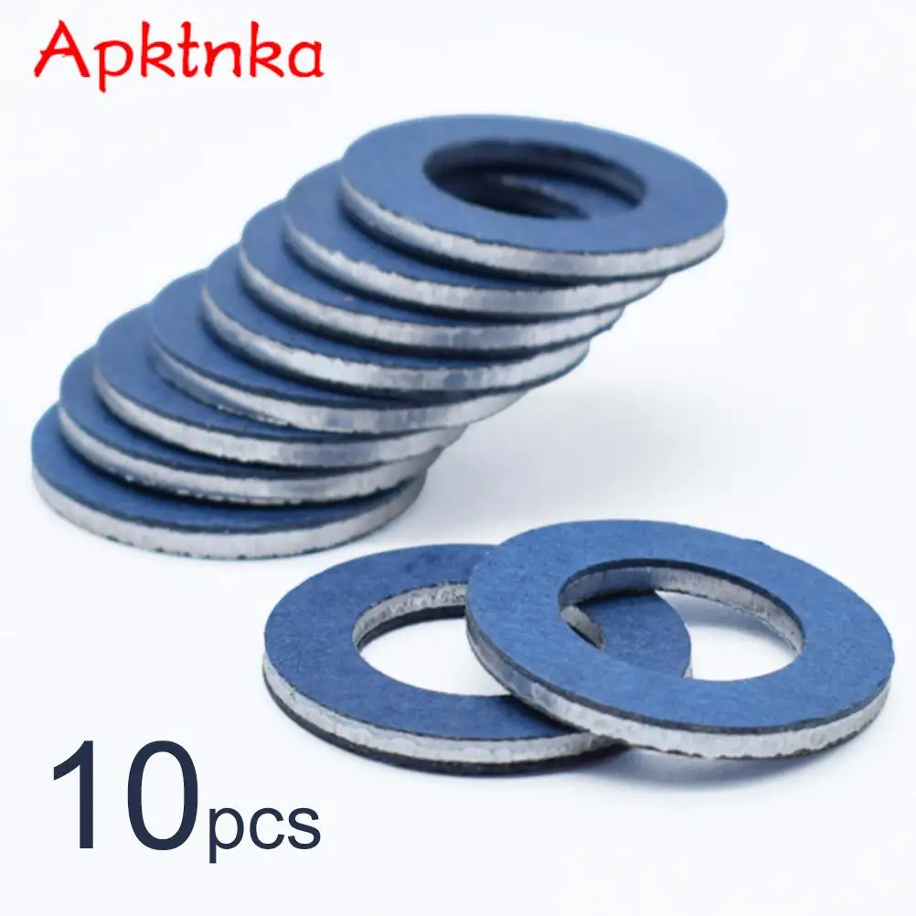 APKTNKA 10pcs Engine Oil Drain Plug Seal Washer Gasket Rings For Toyota Camry Corolla 4Runner Highlander OE# 90430-12031