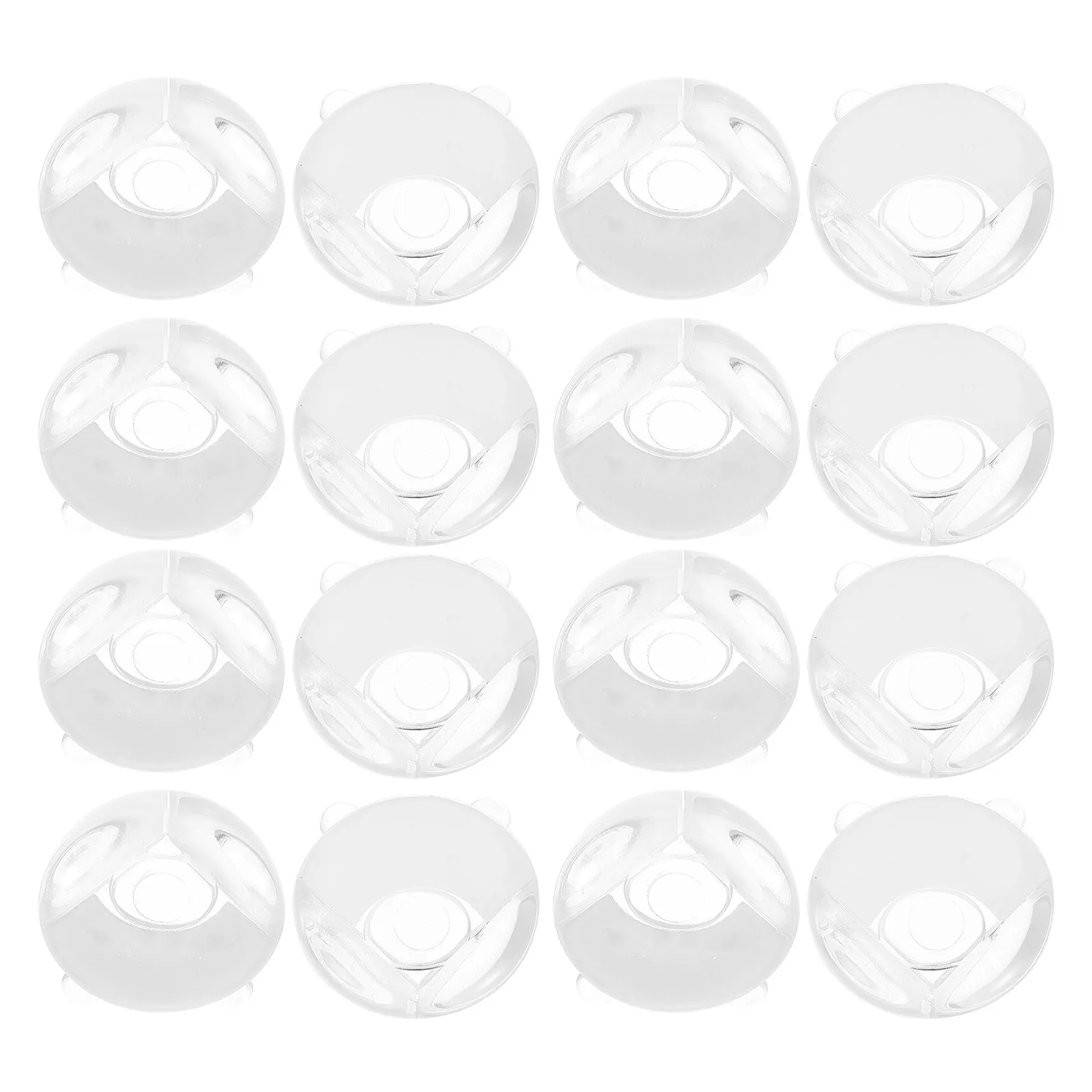 

24 шт. прозрачных силиконовых защитных уголков для детей, мягкие противоударные накладки для столов, кроватей и мебели, защита от столкновений для малышей