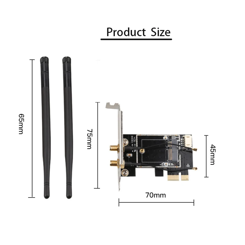 Extensor de tarjeta PCIE para juegos, convertidor PCI-E a M.2 NGFF, tarjeta elevadora pci express, tarjeta de expansión PCI-E, placa adaptadora de antena Dual