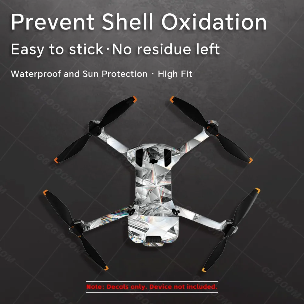 For Mini 5 Pro Stickers RC 2/RC-N3 Controller & Battery Manager Full Body Cover Decor Protective Waterproof Anti-Scratch Skin