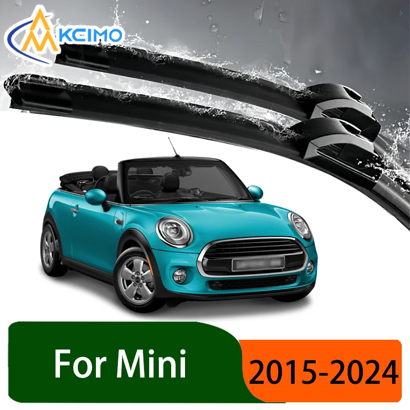 

Silent Front Wiper Blades Set for Mini Convertible Mk III F57 2015-2024 2016 Auto Windscreen Windshield Window Wiper Accessories