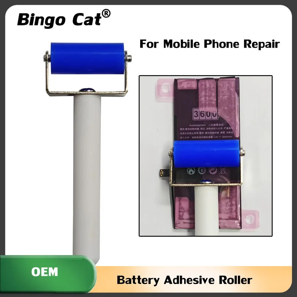 Rodillo Adhesivo para Batería para Trasplante de Batería iPhone BMS Flex Transferencia de Celda con Tijeras Cerámicas