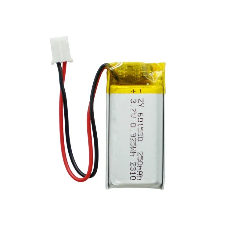 3.7V polymer lithium battery 601530 type 250mAh mosquito repellent lamp for car aromatherapy Bluetooth earphones lithium battery