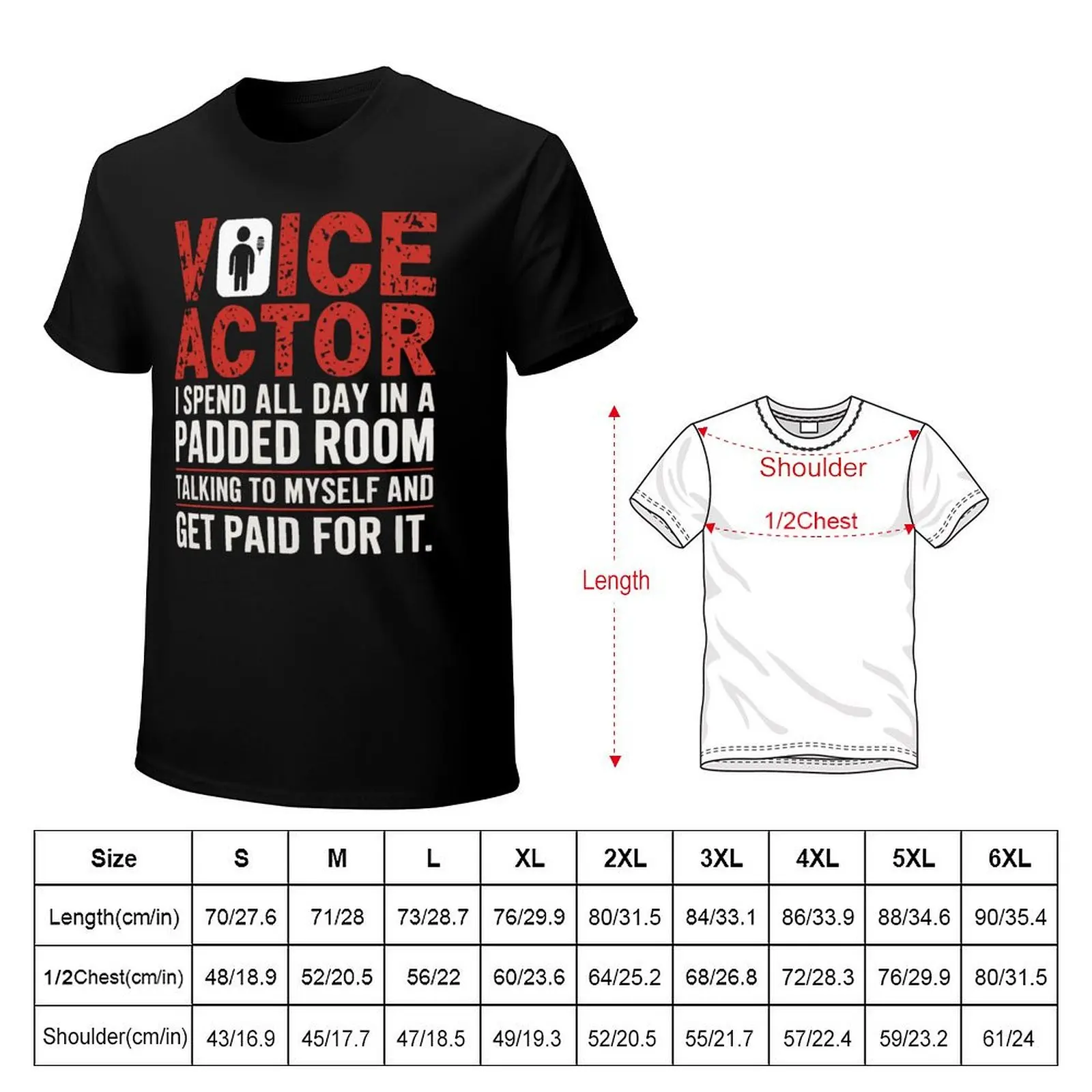 Voice Actor i Spend for it T-Shirt Festive Simple T-Shirt