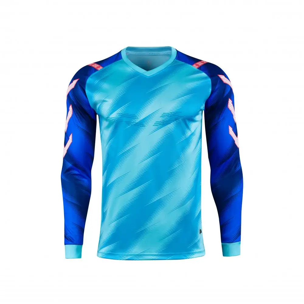 Long sleeve football goalkeeper jersey free print number and name 8006 Casual sports Spanish Champions League  training clothes