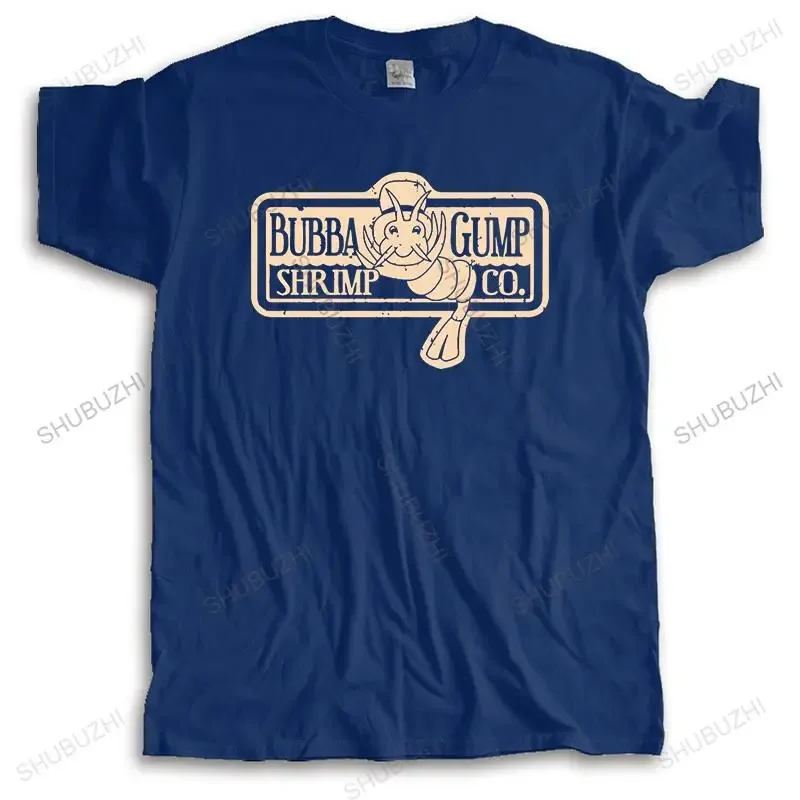 Letter tshirt Forrest Bubba Gump Shrimp Company Movie t-shirt men t shirt men Sunlight plus size t shirt men Brand Clothing