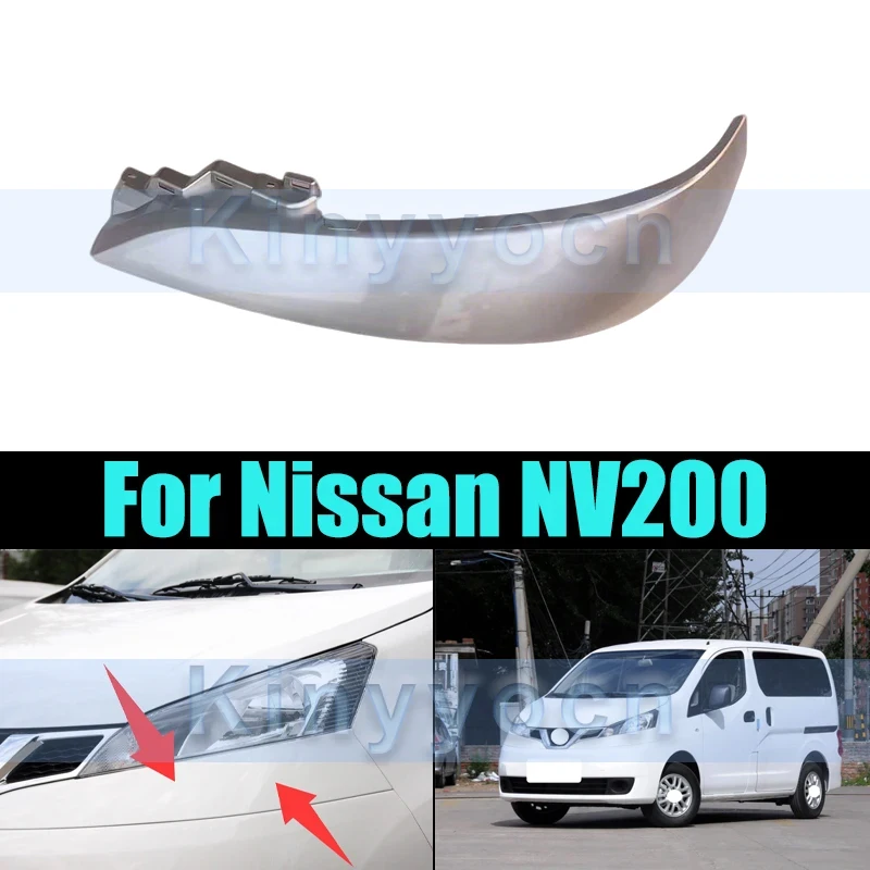 

Панель отражателя переднего бампера для Nissan NV200, передний бампер, противотуманная фара, капот, противотуманная фара, декоративная накладка, накладка