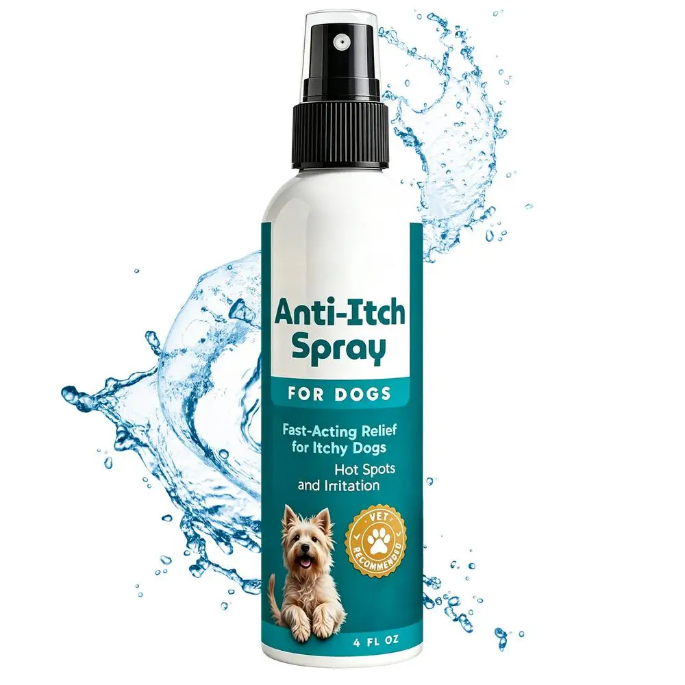 120ml Anti-Juckreiz-Spray für Hunde und Katzen, langanhaltend feuchtigkeitsspendend, lindert trockene Haut, sanfte Formel, beruhigendes Hautspray für Haustiere – Detail 8
