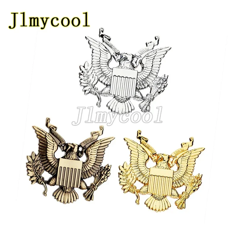 

Decal Metal Badge Car Sticker Decal Eagle Shape Body Tail Car Decorative 3D Presidential Badge Scratch Stickers