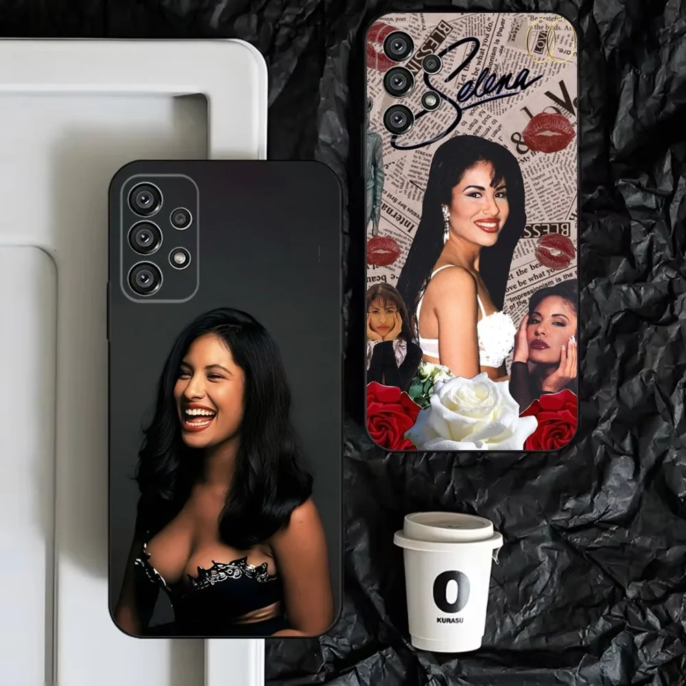 Selena Quintanilla  Phone Case For Samsung S25,S24,S23,S22,S21,S20,S10,Ultra,Plus,Lite,FE,Soft Silicone Black Cover