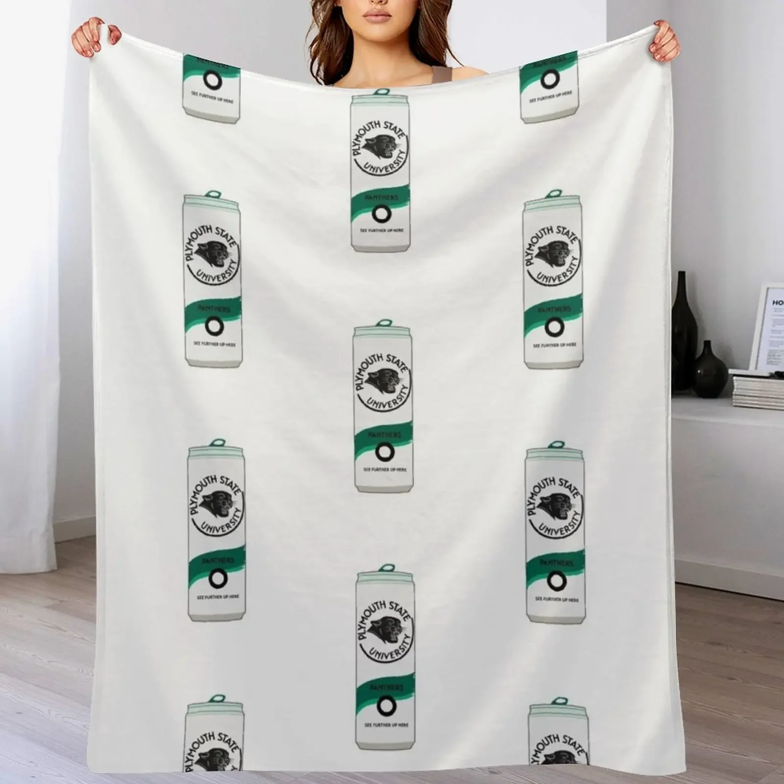 

plymouth state university sticker!! Throw Blanket Travel Sleeping Bag Blankets For Baby for winter Blankets