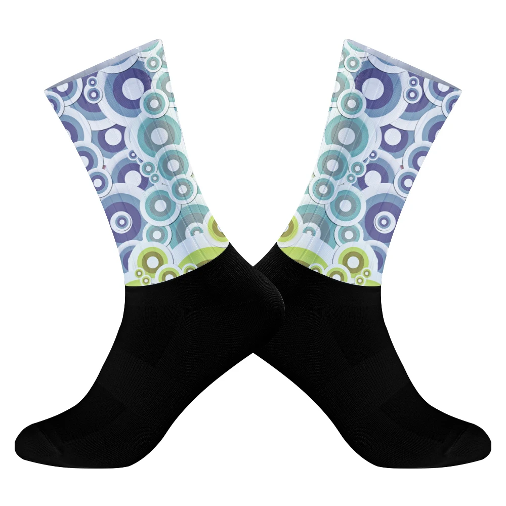 Chaussettes coordonnantes en silicone pour vélo, accessoire de sport, nouvelle collection été 2024