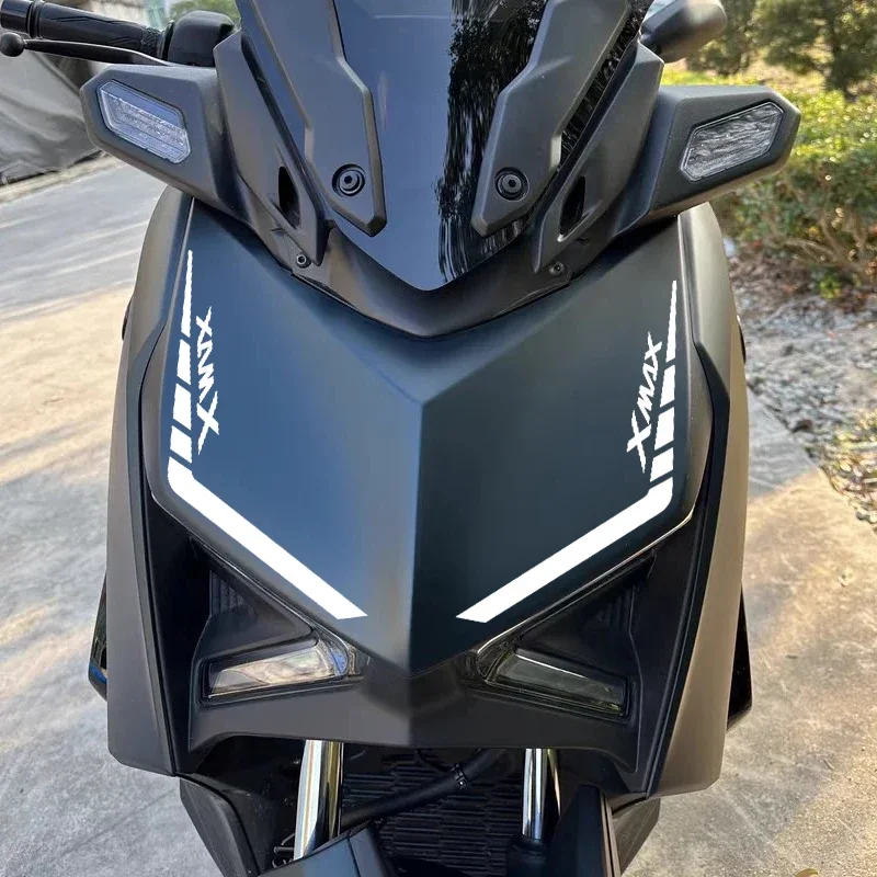 2pcs Motorcycle Stickers for Forehead Waterproof Special Lamp Eyebrow Sticker Refit Vinyl Decals for YAMAHA XMAX X-MAX 300 2023