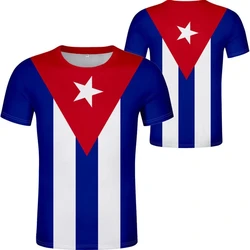 CUBA National Emblem Flag 3d Print T-Shirt New Fashion Short-sleeved Tshirts Daily Casual Oversized O Neck Men Women Camisetas