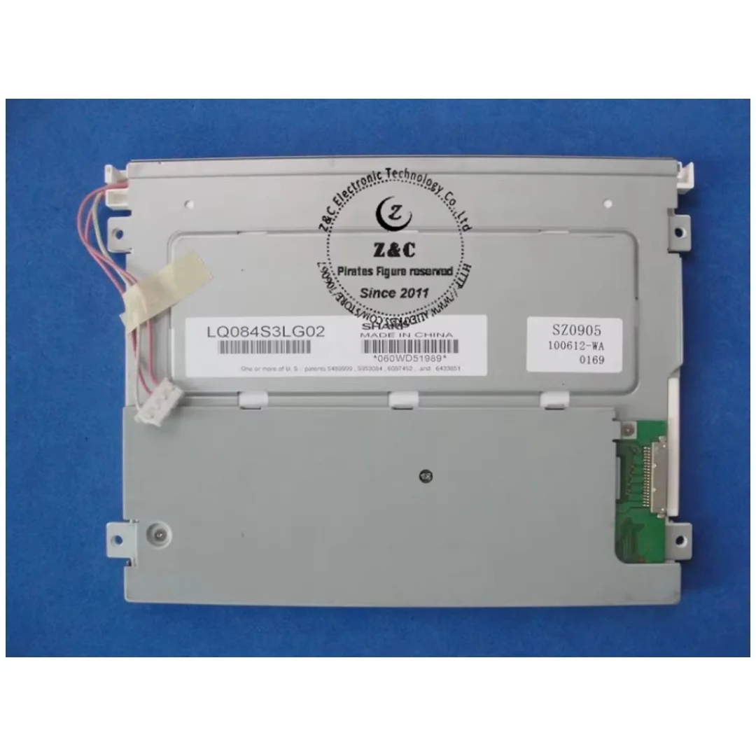 LQ084S3LG02 Original A+ Grade High Quality 8.4 inch 800*600 LCD Screen Display Panel for Industrial Equipment for SHARP