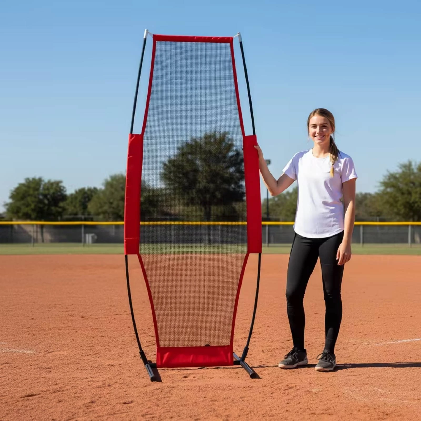 Mesh Training Target Sturdy Sports Net Goal Weather-Resistant for Athletes, Backyard, Outdoor Practice