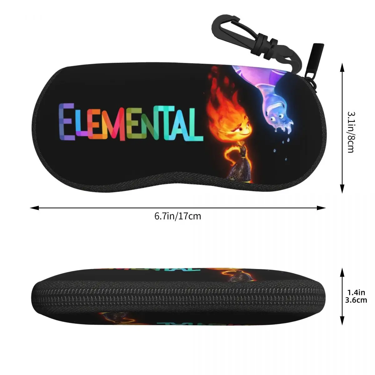 Custom Elemental Glasses Case Stylish Ember Lumen Shell Eyeglasses Case Sunglasses Box