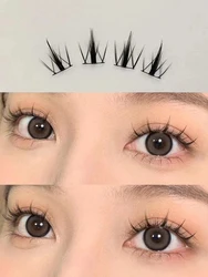 Dream Deer Cloud  False Eyelashes 120 Clusters Mixed Size Chinese Makeup Natural Manga Lashes Mink Eyelashes Natural