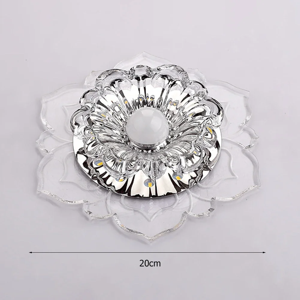 Modern LED Crystal Ceiling Lights Hallway Living Room Bedroom Chandelier Lamp