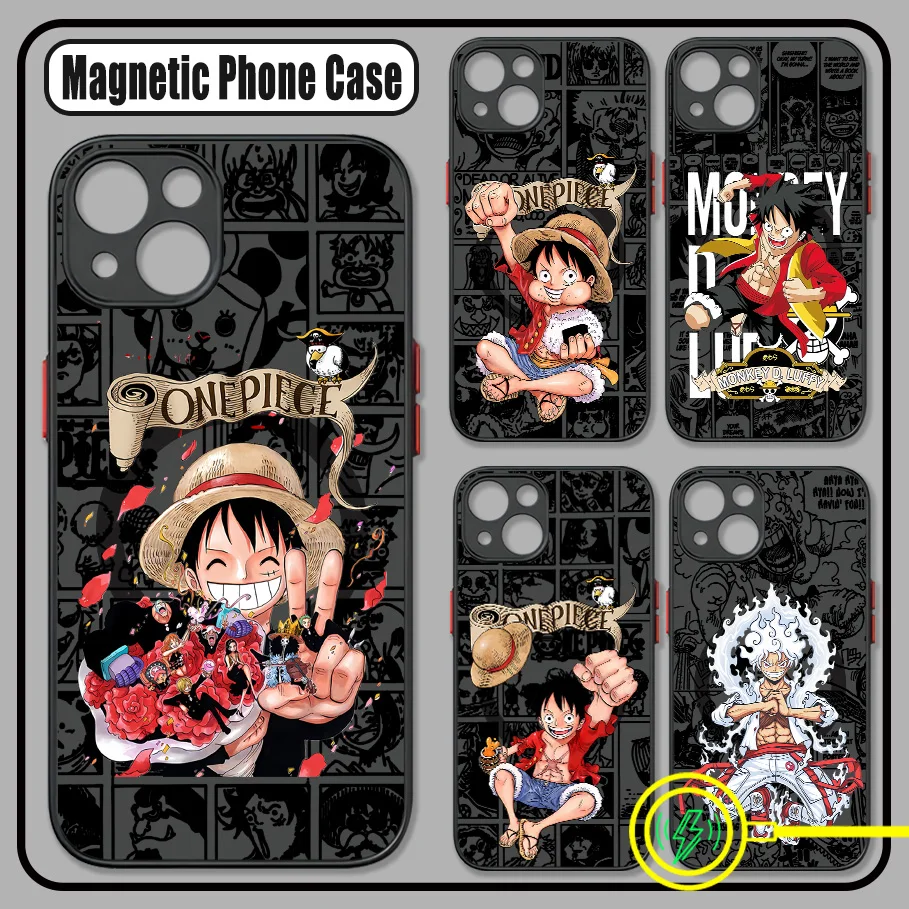 Anime Ones Pieces Luffys Zoros Phone Case for iPhone 17 16 15 14 13 12 11 Air Pro Max Mini XR XS X 7 8 6 6s Plus Matte Magnetic