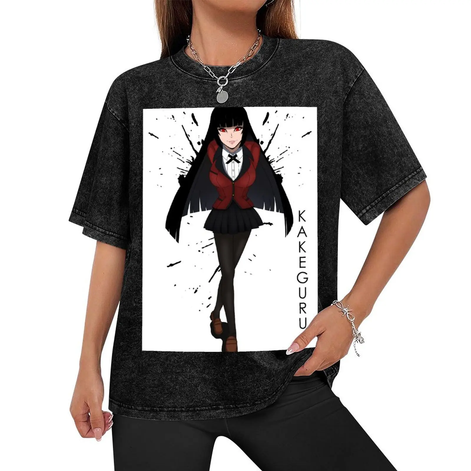 Jabami Yumeko - Kakegurui T-Shirt street wear tees oversizeds t shirt for men