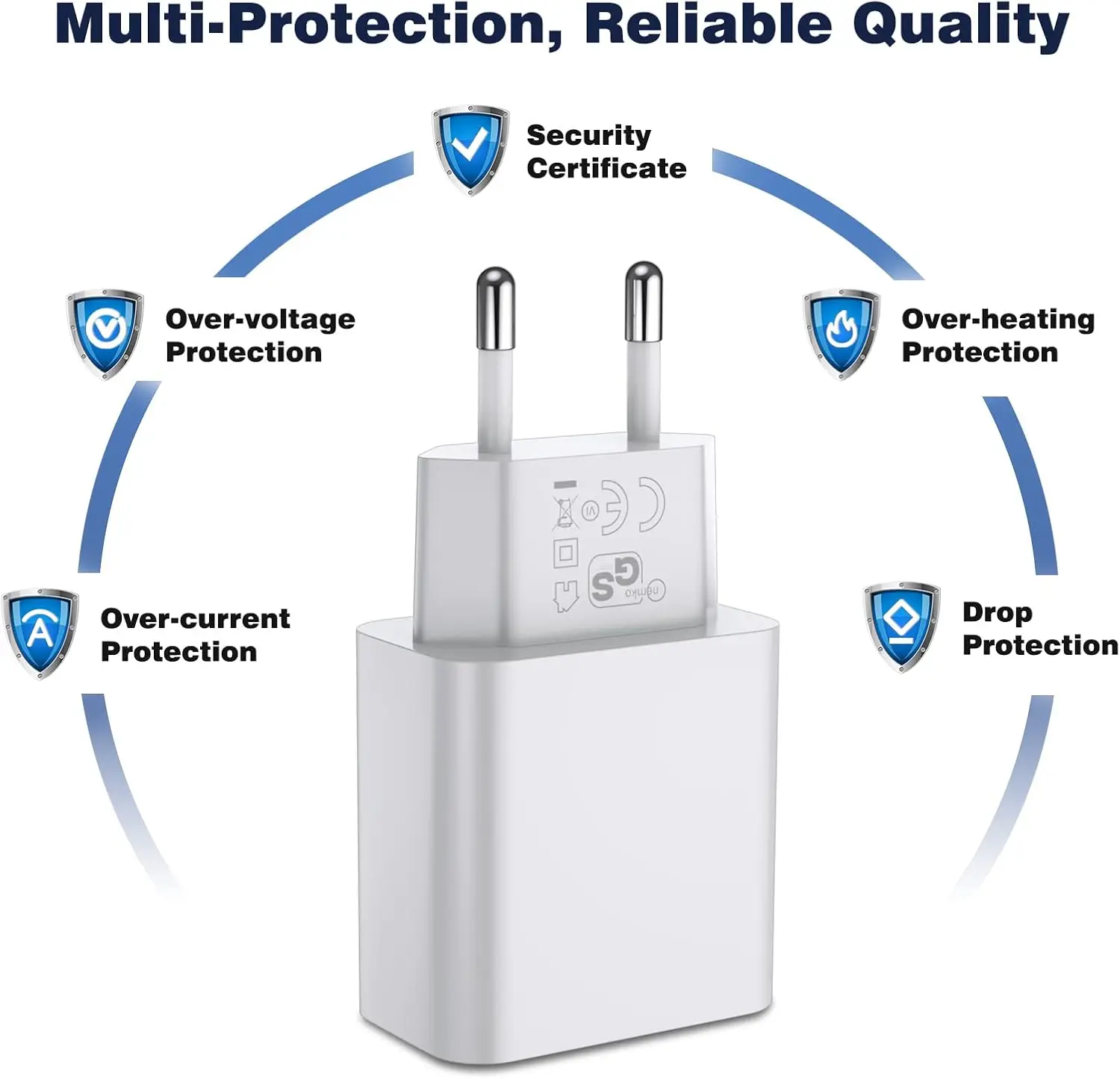 18W PD Fast Charger For Google Pixel 8 7 6 Pro 3 4 XL 2XL 7A 6A 5A 8A 4A Quick Charge Power Adapter EU USB C To Type C Cable