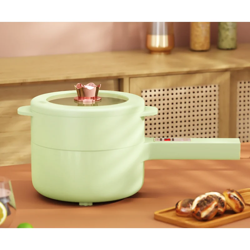 Electric Cooking Pot Dormitory Household Noodle Cooking Small Electric Pot Small Mini Pot 1 Person 2