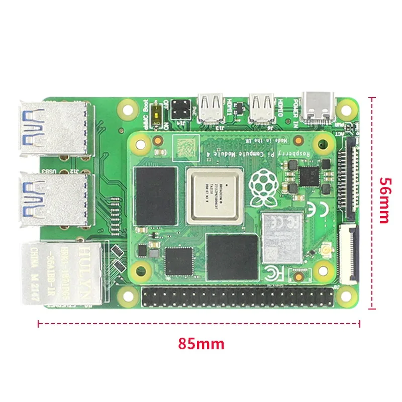 Hot Raspberry PI CM4 To 4B Expansion Board Compute Module 4 Switch The Compute Module To The PI4B Switching Board