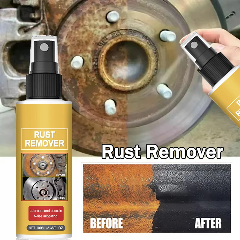 Car Rust Inhibitor Paint Quickly Rust Remover Derusting Spray Metal Iron Prowder Stain Removal Agent Car Wheel Hub Care