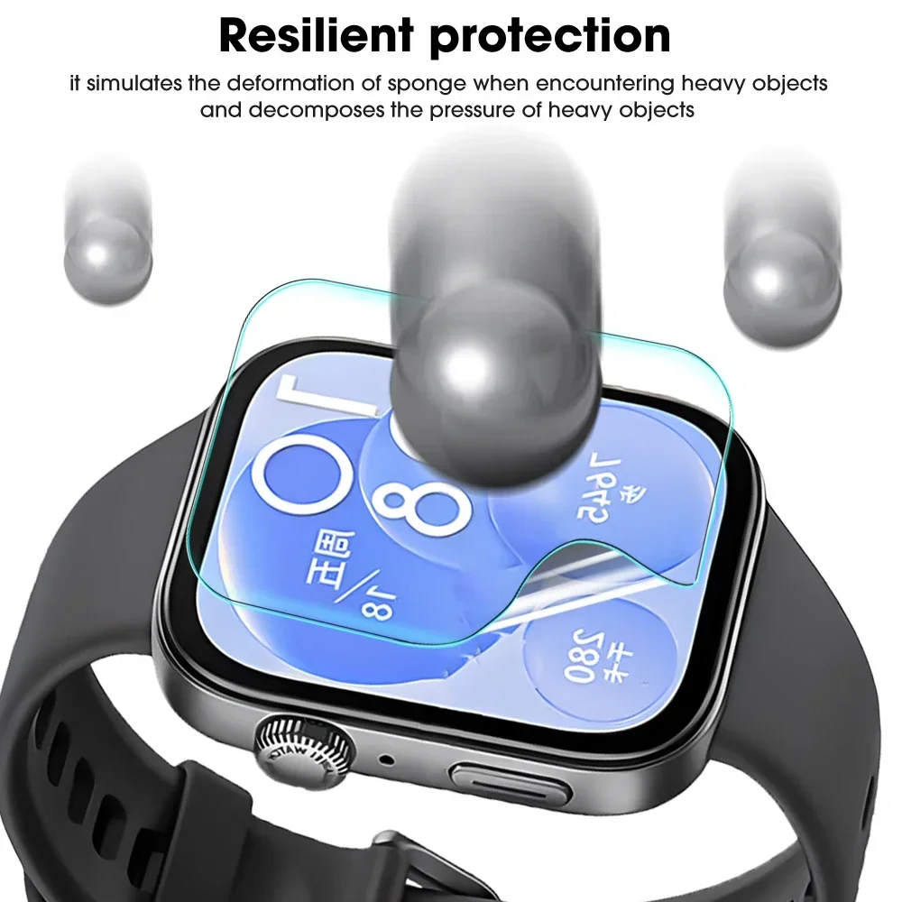 For Huawei Fit 3 Smart Watch Soft TPU HD Screen Protectors Ultra Clear Anti-Scratch Hydrogel Films For Huawei Watch Fit3